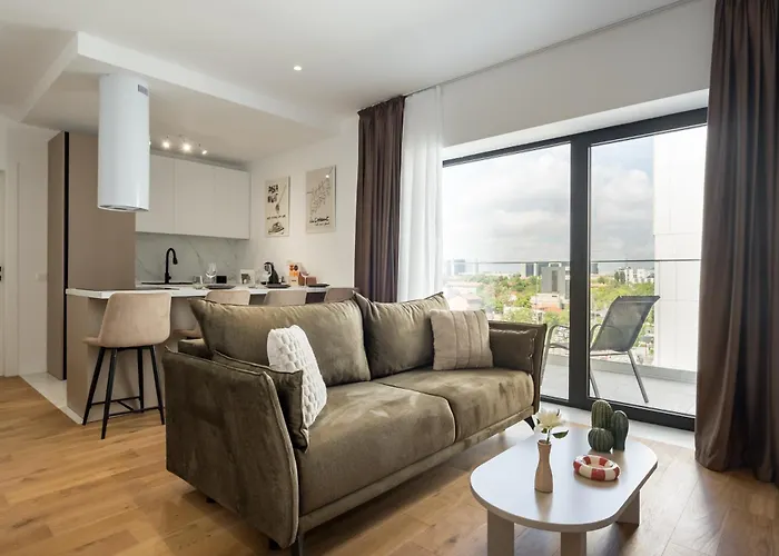Apartament Luxury 1br Entire Fast Wifi In One Cotroceni Bukareszt